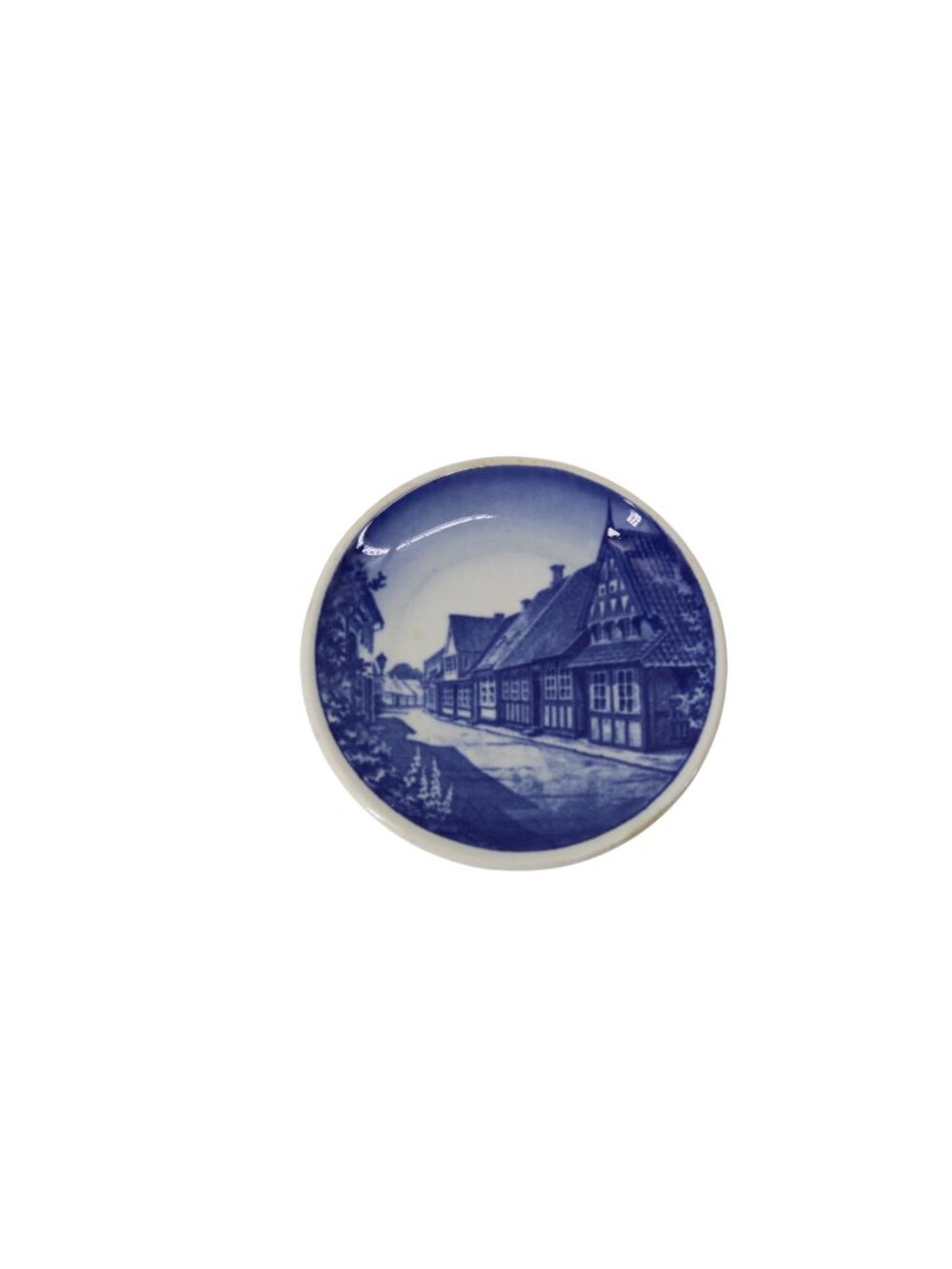 Royal Copenhagen Kiobinghus sondergade Aeroskobing Fajance Blue White 94729